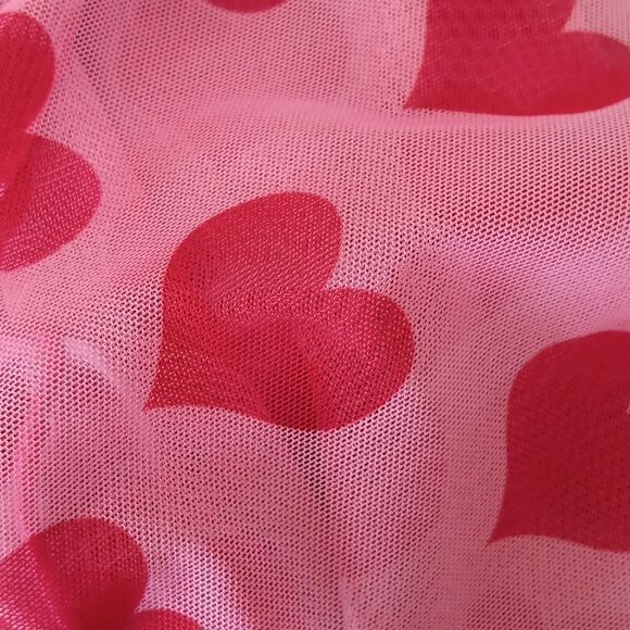 Groovy Gal Heart Sheer Top. Elevated Indie, Akubi, Whimsical - Picture 7 of 7